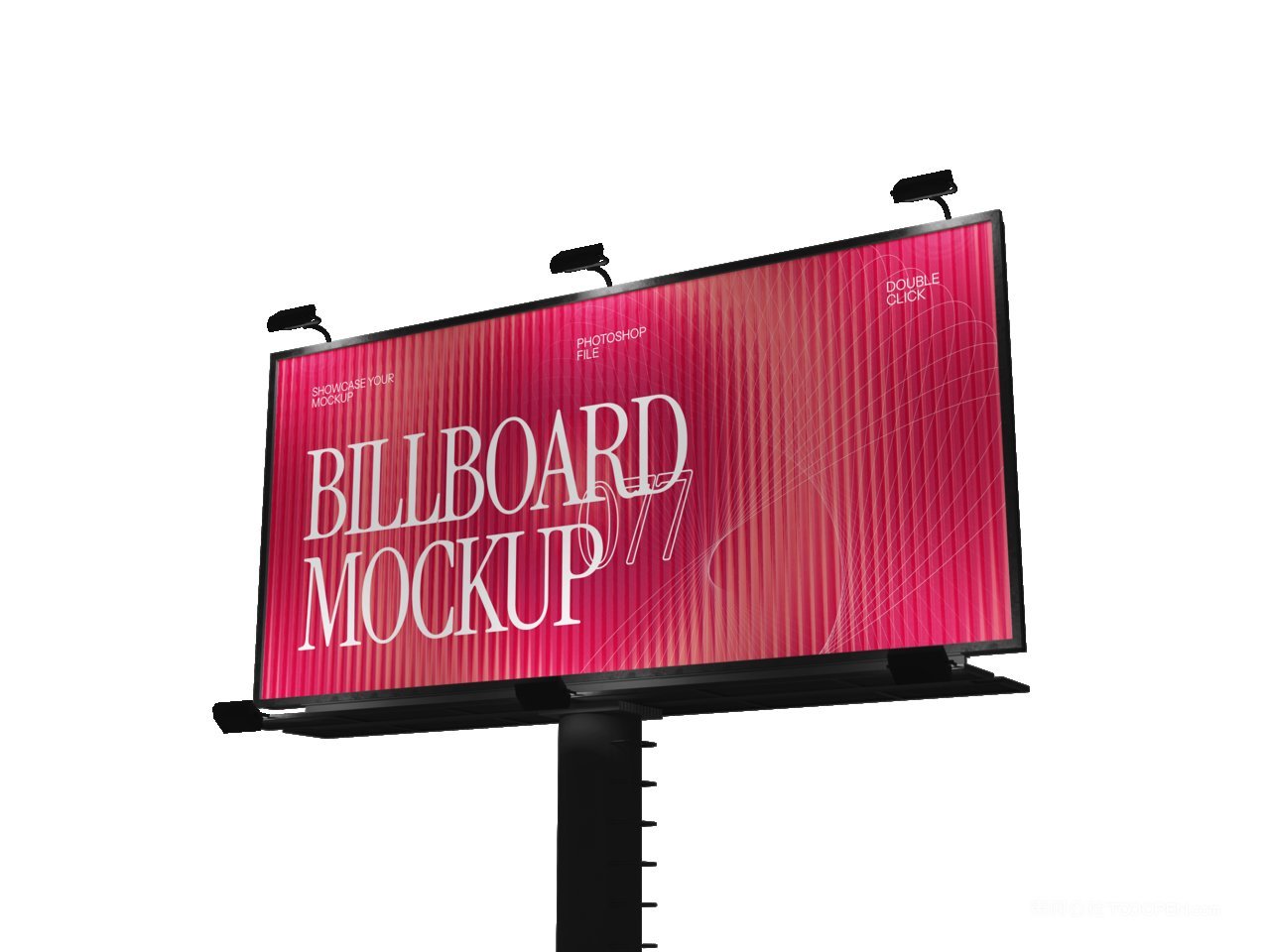 户外广告位样机