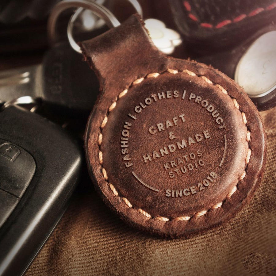 钥匙链皮革样机