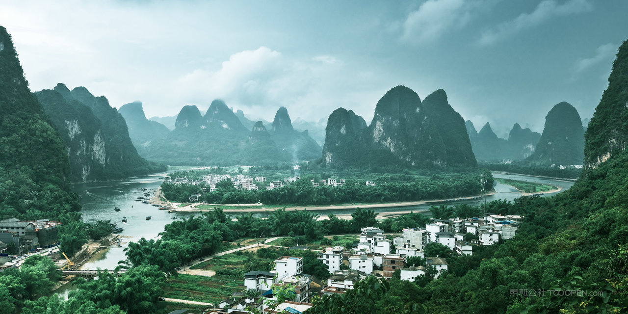 高清桂林山水风景画