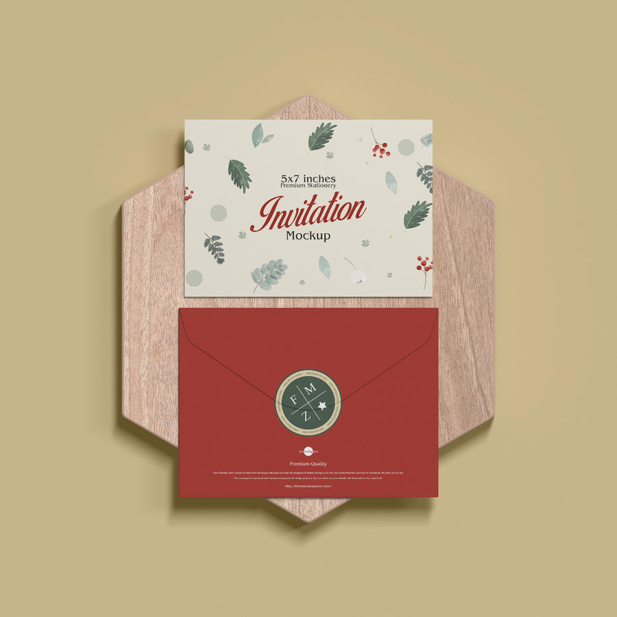 邀请函样机模板