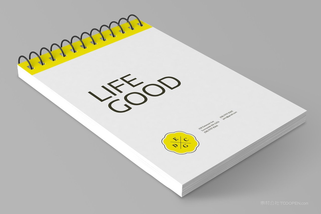 【1271期】柠檬黄公司办公品牌vi样机 (14)