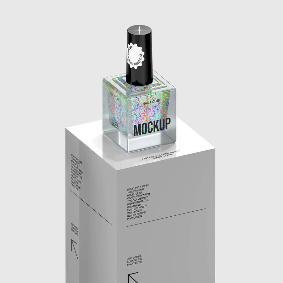 指甲油样机展示