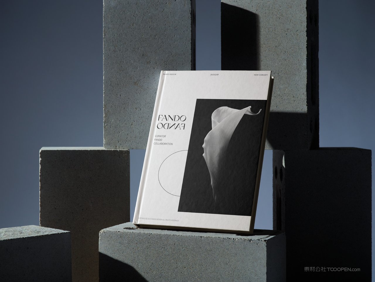 【1711期】水泥风品牌vi样机 (1)