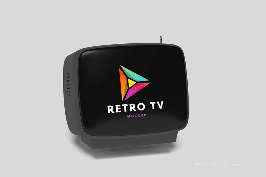 复古电视屏幕样机
