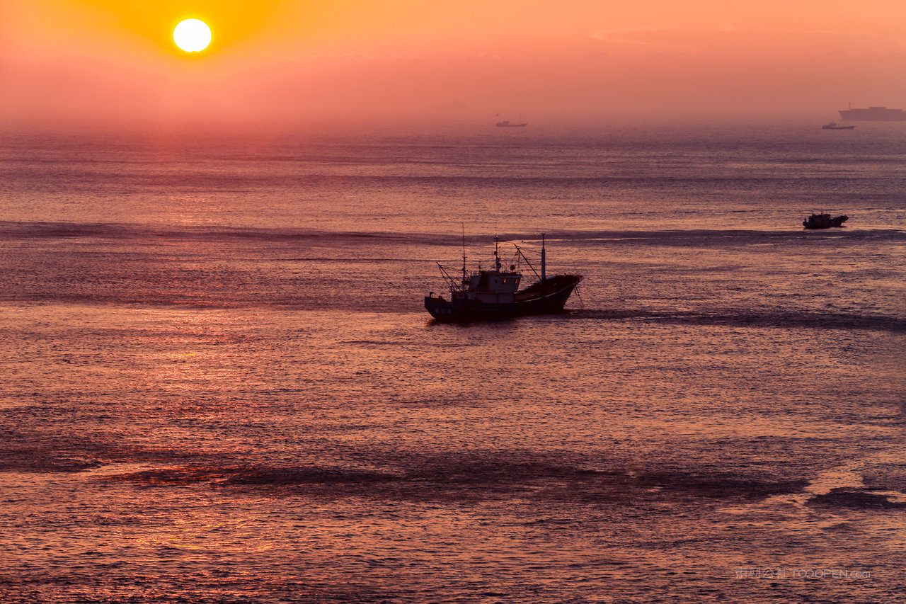 舟山海景风景画