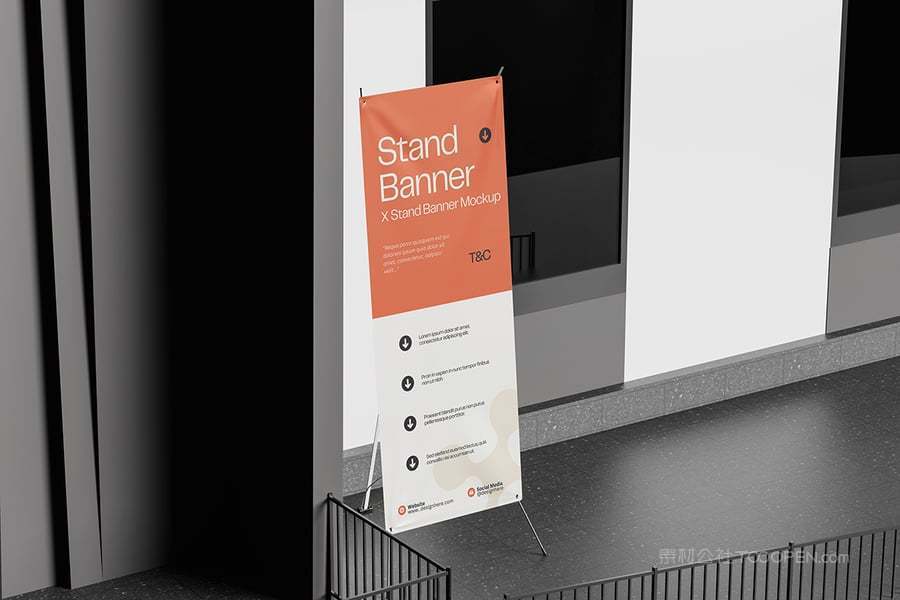 X展架易拉宝样机