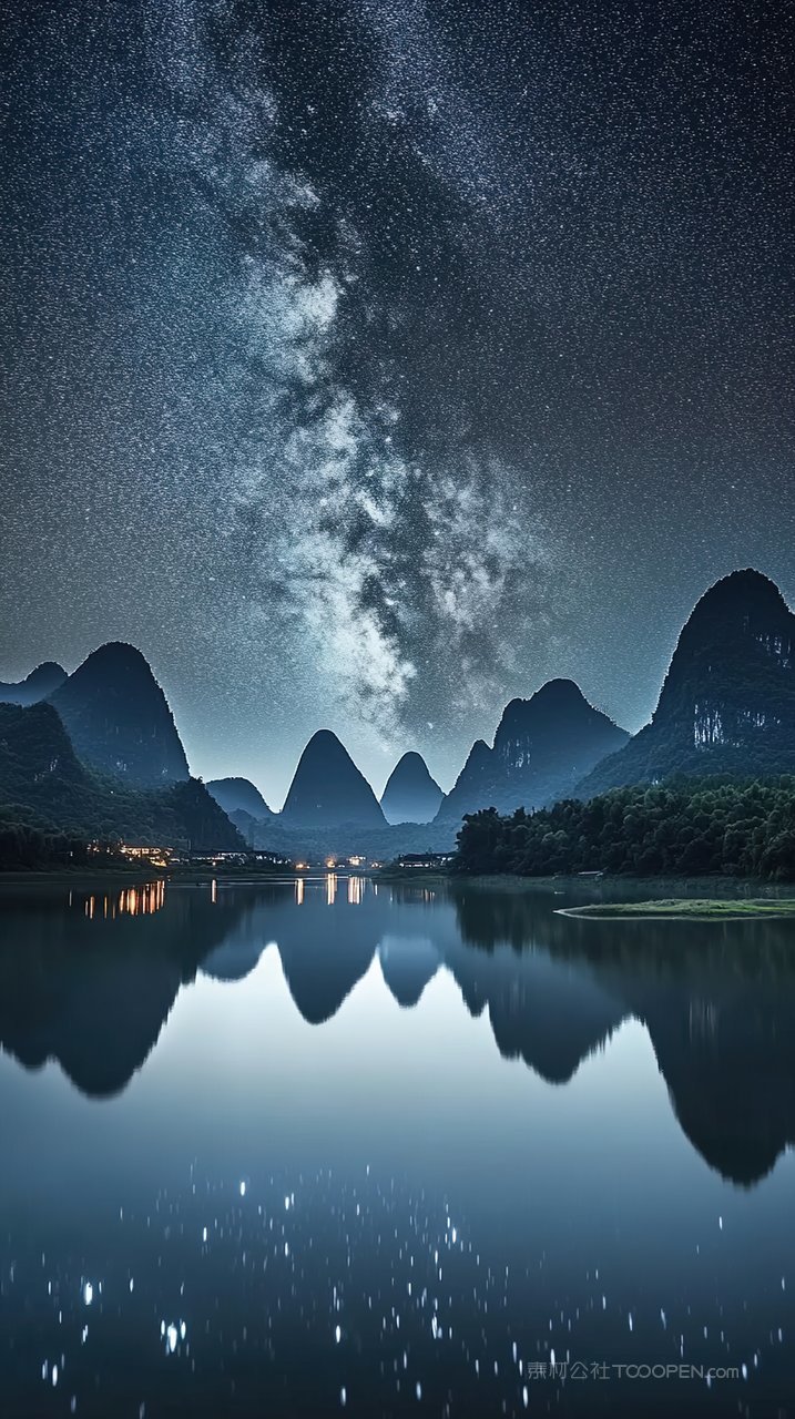 天空意境群山景观自然风景唯美山峰