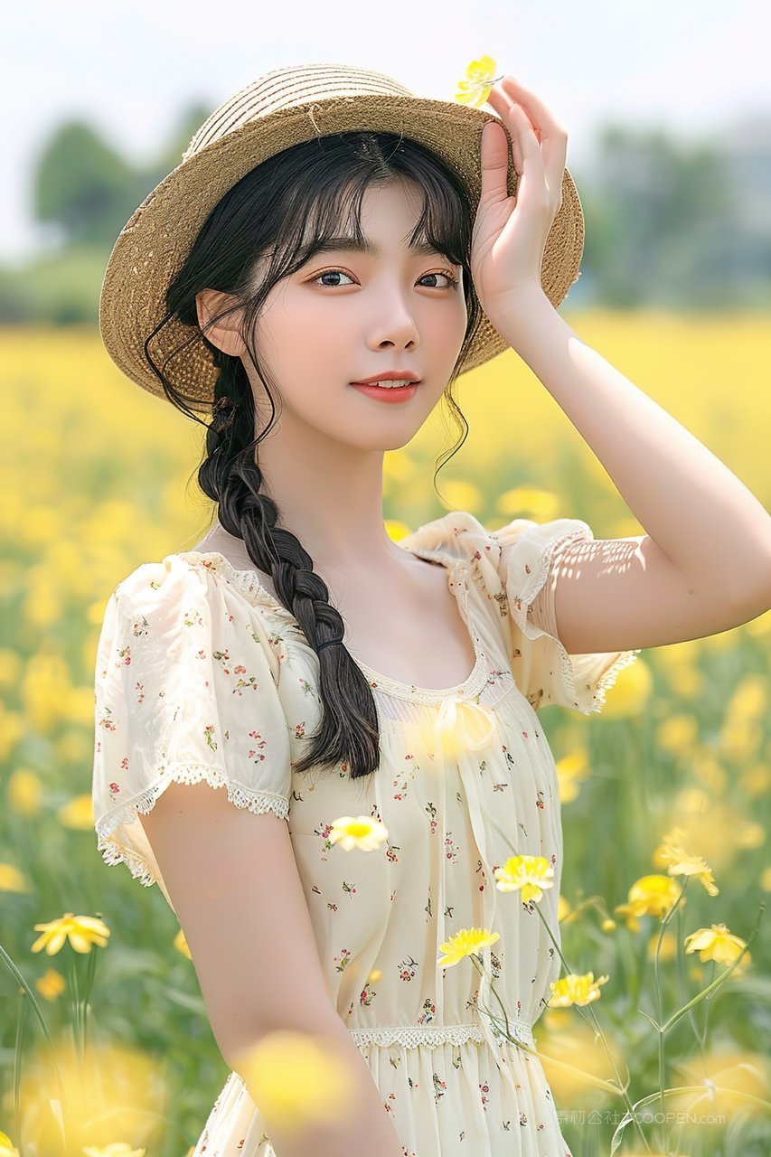 时尚清纯女性魅力优美青春年轻美女