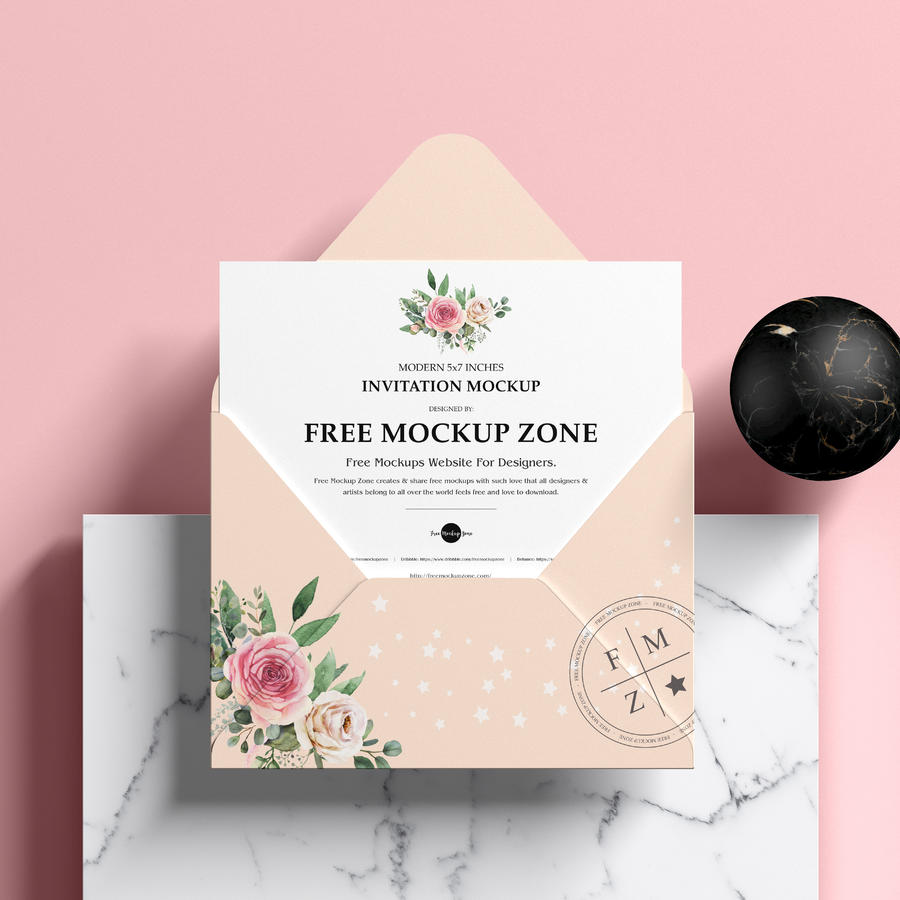 现代邀请卡样机