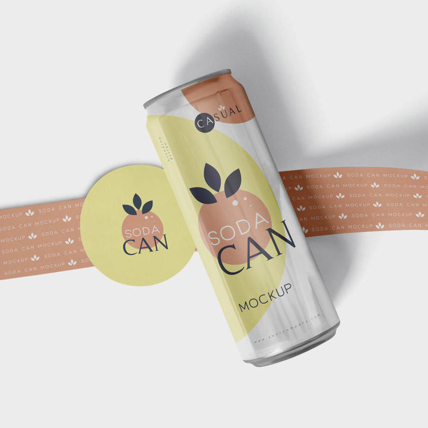 饮料易拉罐包装样机