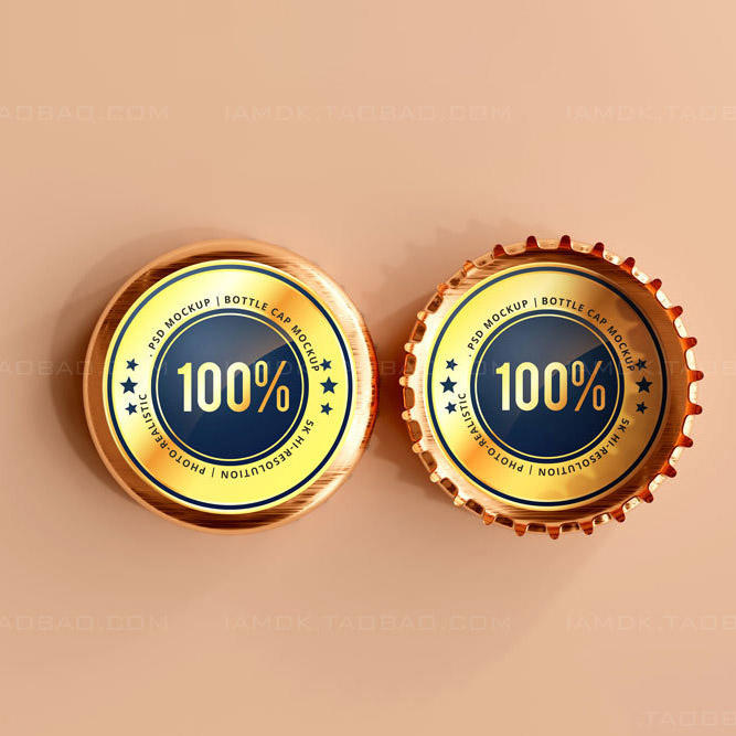 饮料啤酒瓶盖样机