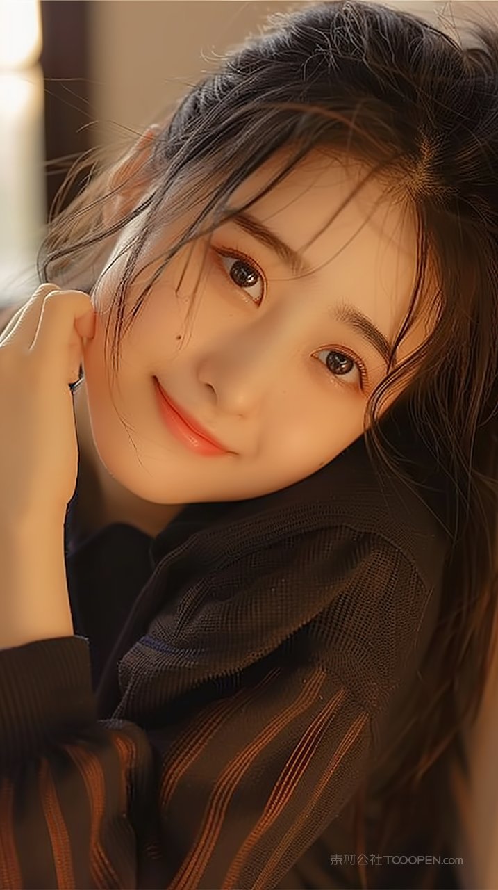 模特清纯美女甜美年轻写真少女