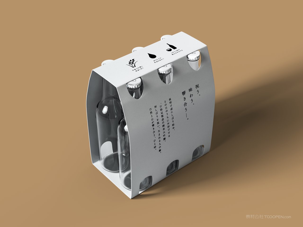 【1269期】六瓶啤酒一提白酒酒瓶vi样机 (8)