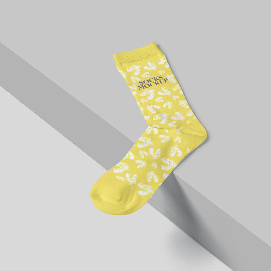 长筒袜子样机模板