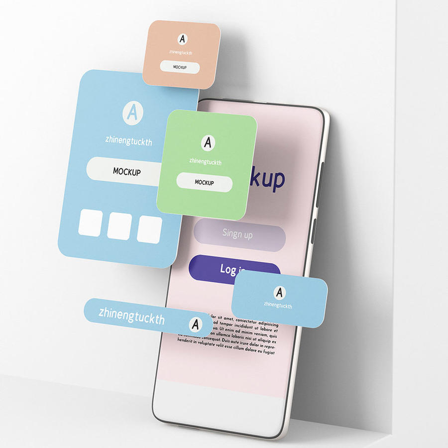 手机ui弹窗样机