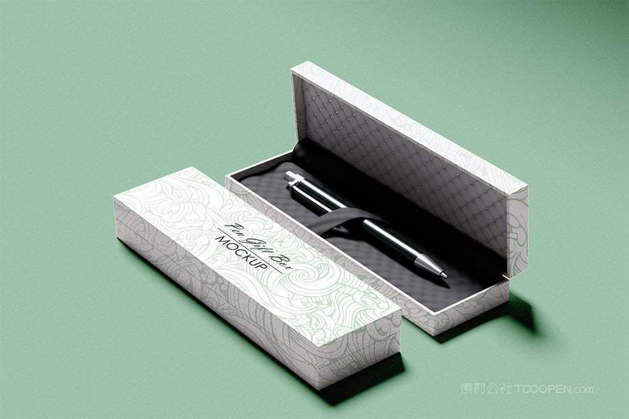 笔和礼品盒样机