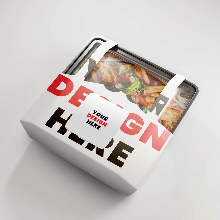 外卖食品容器样机