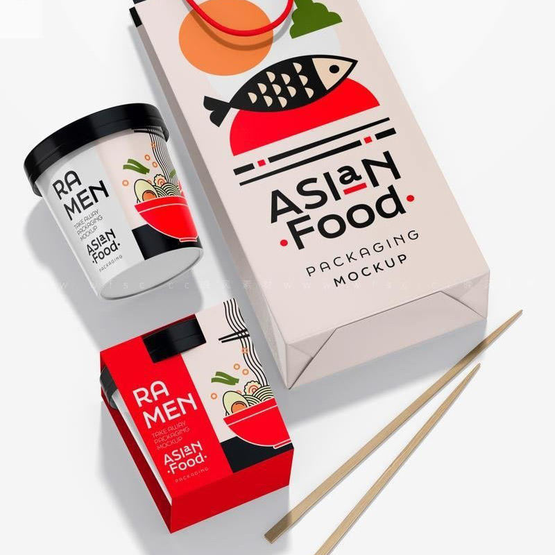 红色高级餐饮奶茶样机 (5)