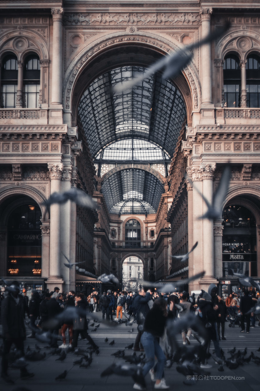 意大利米兰建筑风景画