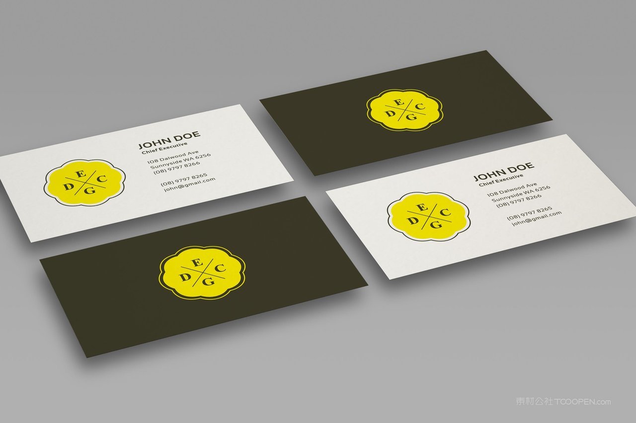 【1271期】柠檬黄公司办公品牌vi样机 (13)