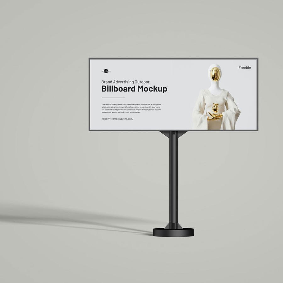 户外广告牌样机