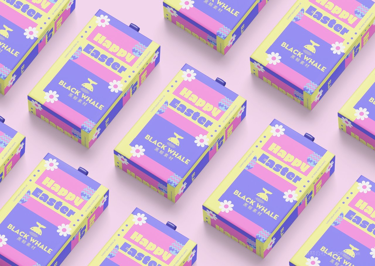 【1274期】华丽紫抽屉式盲盒纸盒子样机 (4)