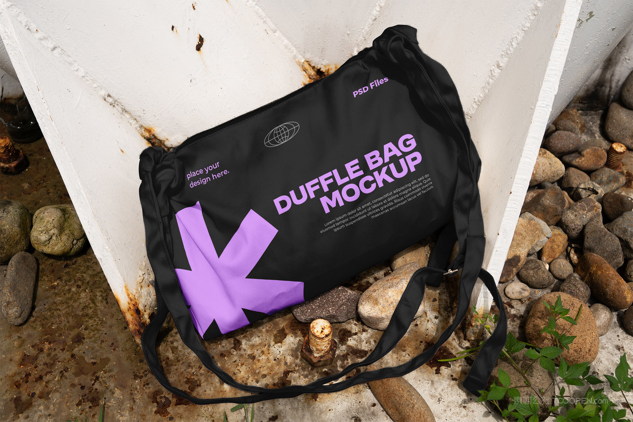 运动型行李袋样机