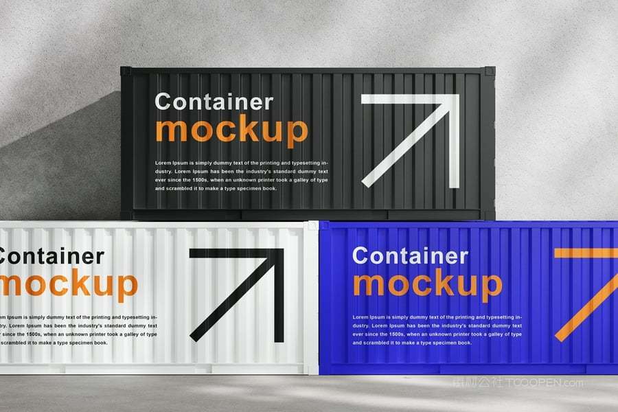 货柜表面设计样机