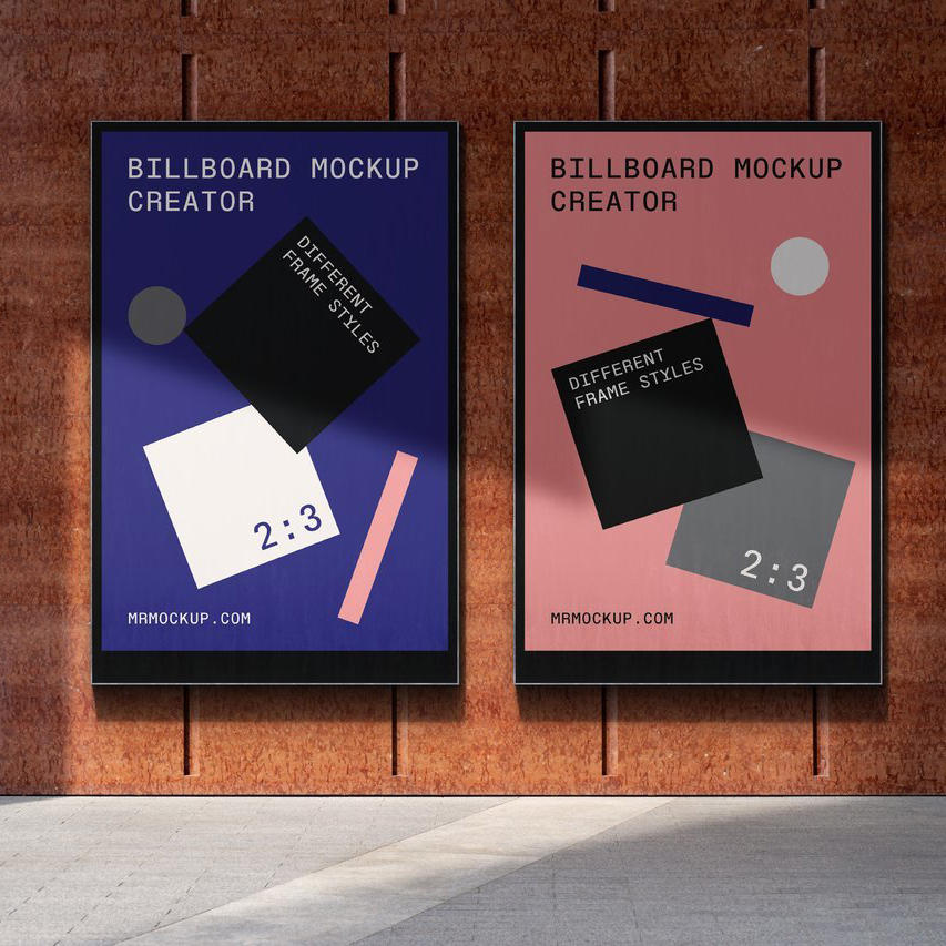 户外街头海报企业宣传展示样机 (13)