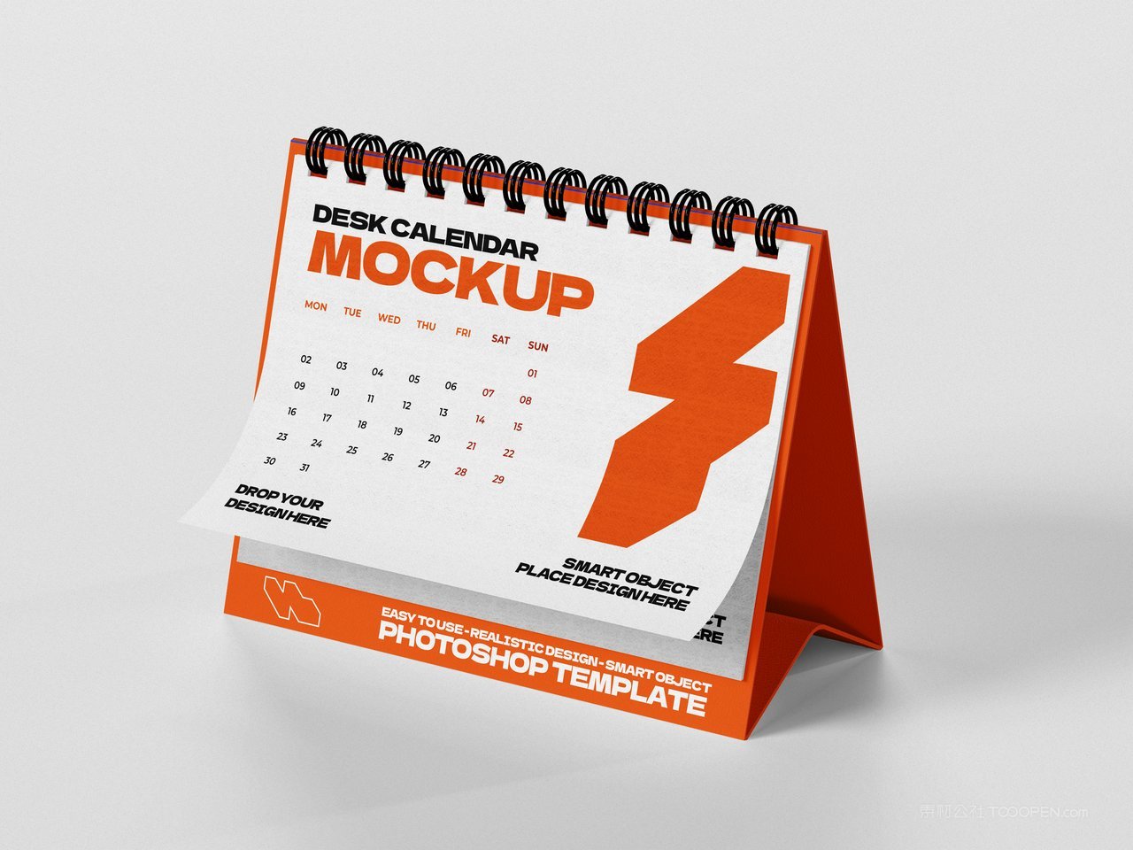 新年日历台历样机