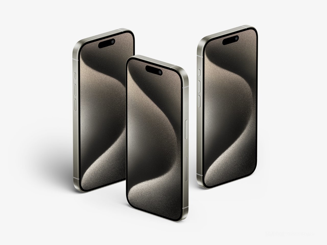 多角度iphone 15 pro智能手机app界面展示psd设计素材 (16)