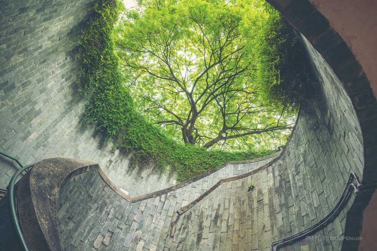 新加坡坎宁堡公园的螺旋楼梯