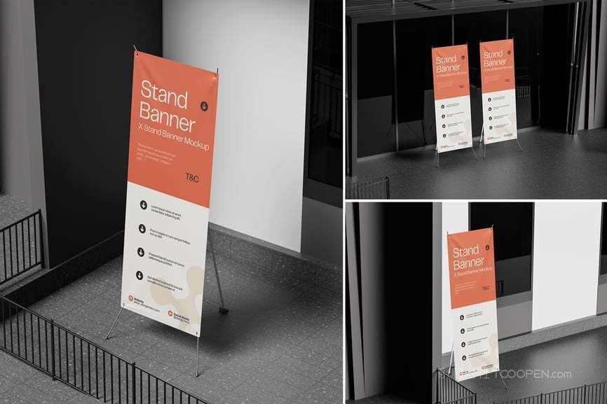 X展架易拉宝样机