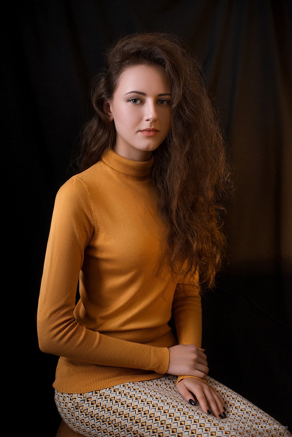 欧美城市气质美女人像写真图片