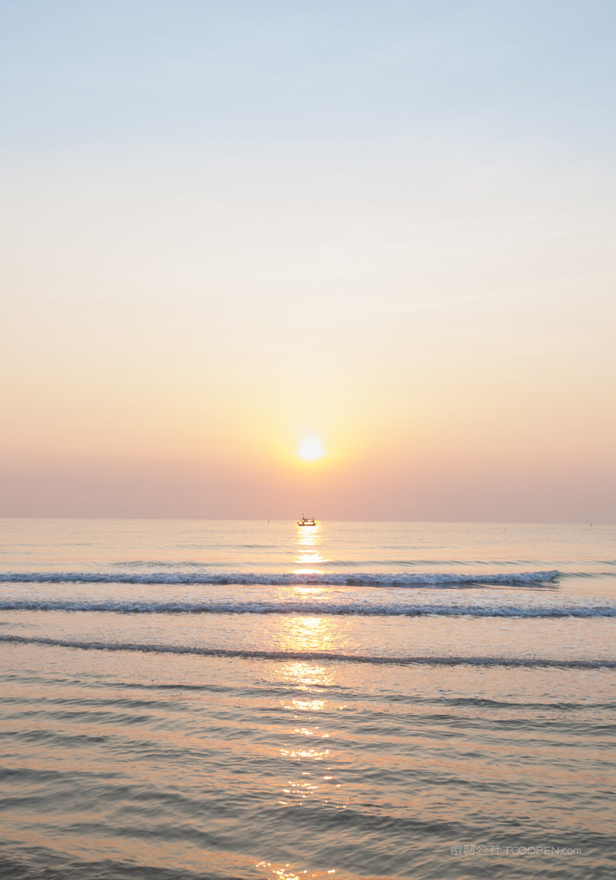 海景风景画图片素材