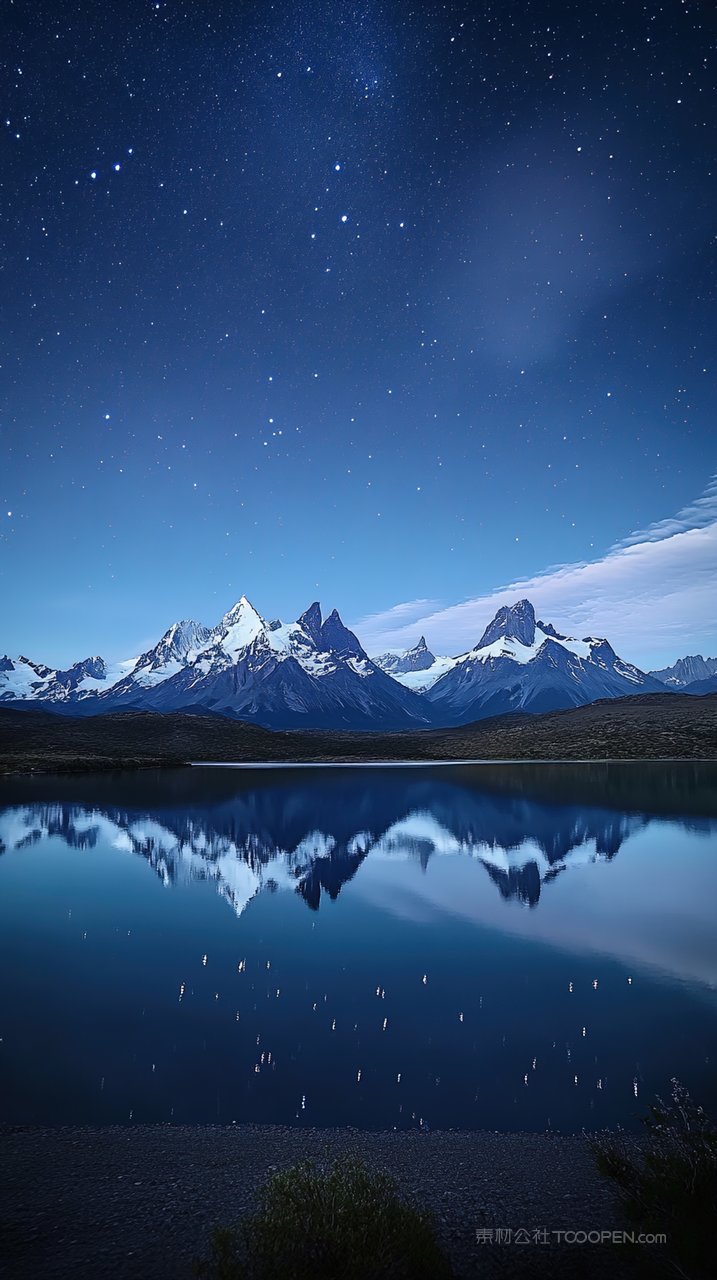 天空风景唯美群山自然景观意境山峰