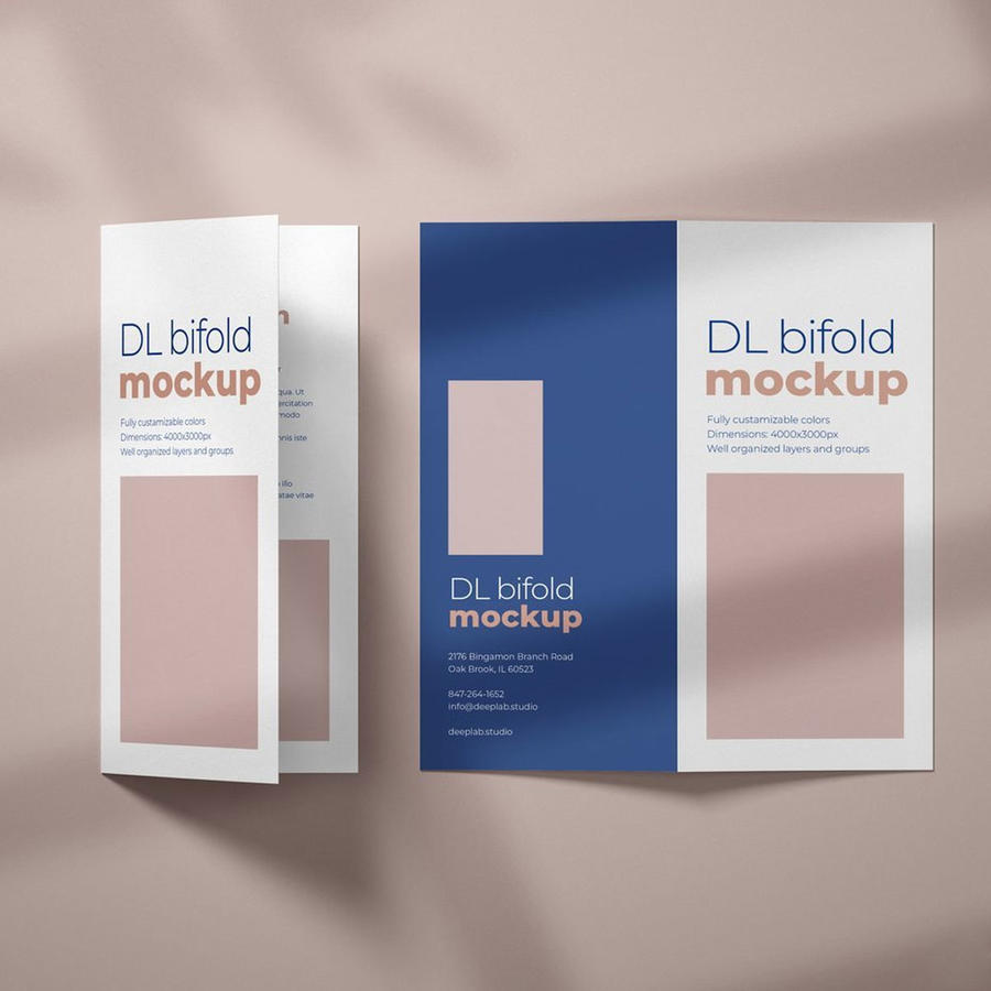 折页宣传册多角度psd智能贴图样机 (3)