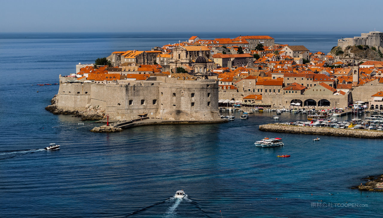 欧洲旅游名城杜布罗夫尼克