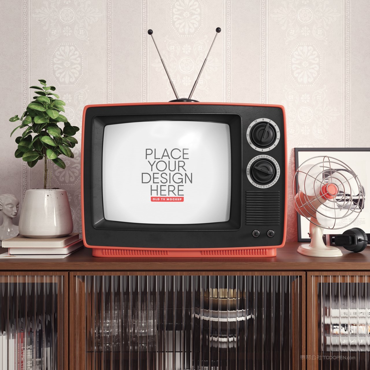 旧电视屏幕样机