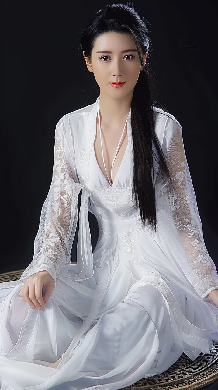 女性少女清纯写真模特甜美美女年轻