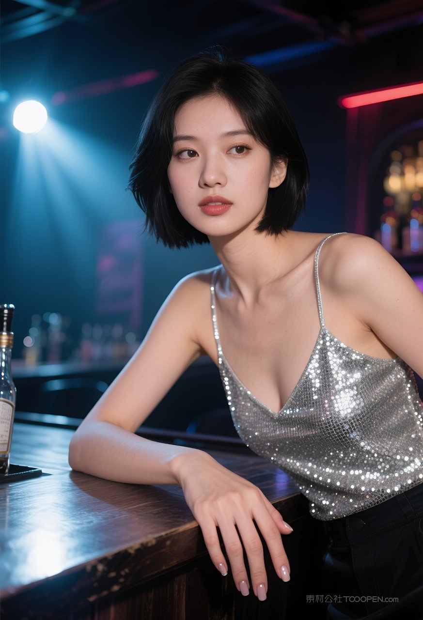 写真动人时尚迷人女性少女美女气质