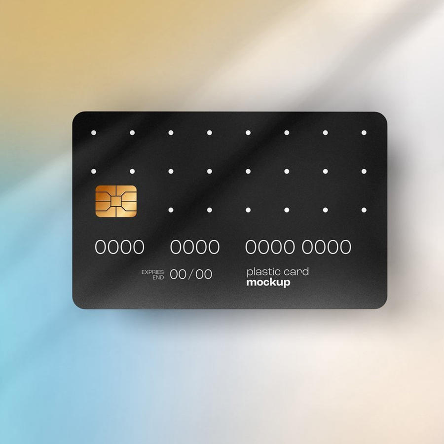 银行卡优惠卡样机