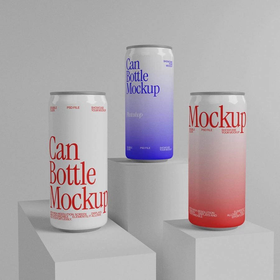 易拉罐饮料样机