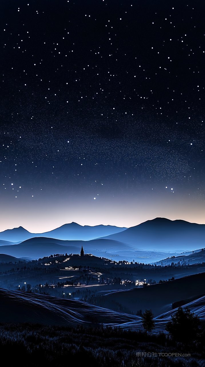 风景群山天空景色意境景观山峰唯美