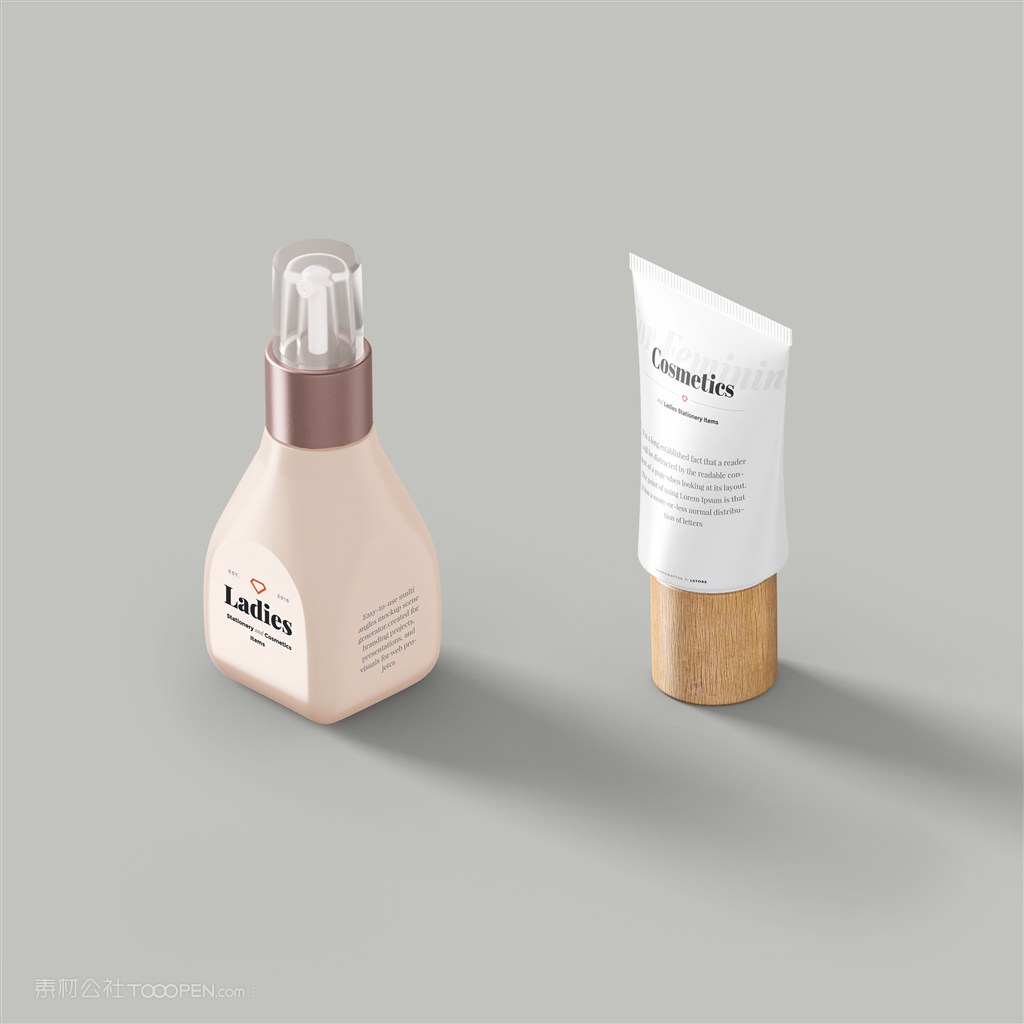 化妆品护肤品样机素材