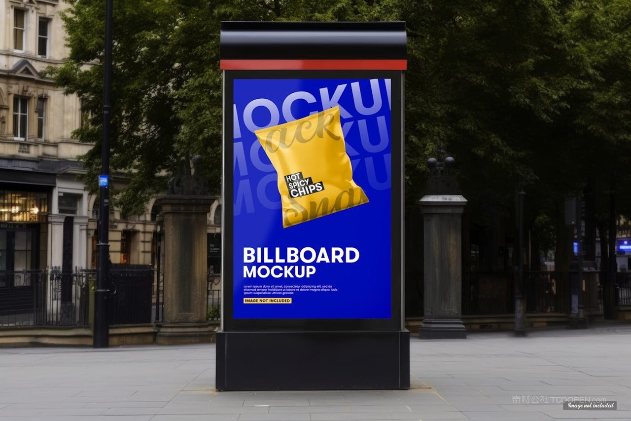 户外灯箱广告广告位样机