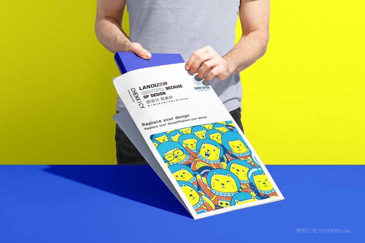 【1261期】毕业设计卡通高端文创品牌vi样机 (7)