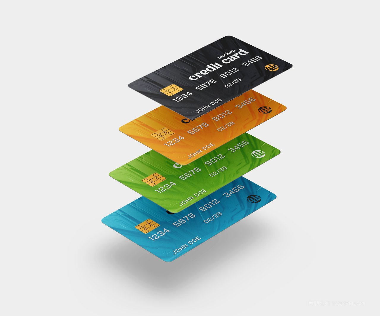 信用卡银行卡样机