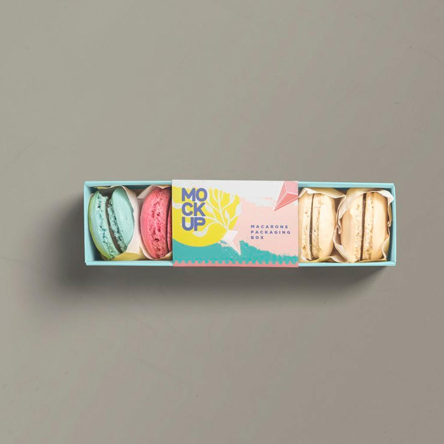 马卡龙食物盒样机