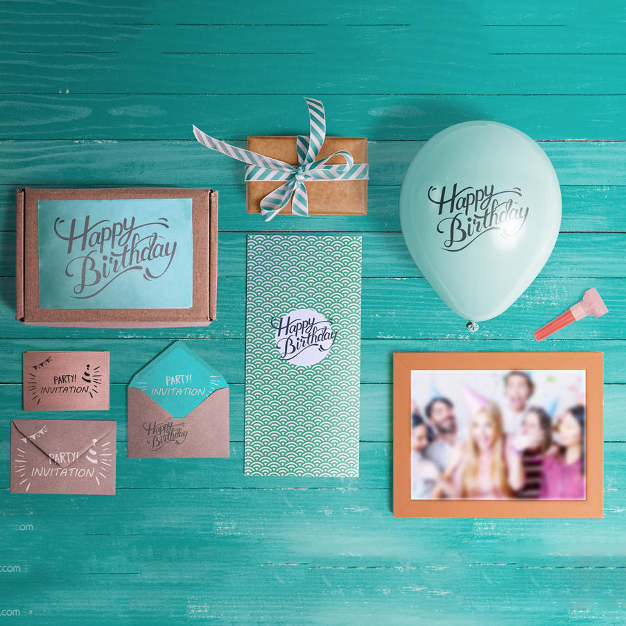 生日vi样机模板